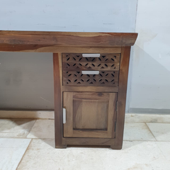 Hand Carved Sheesham Wood Writing Desk C11