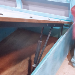 Mehrab Hand Carved Solid Wooden Storage Bed 182