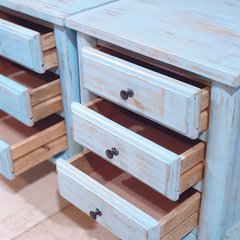 Indian Hand Carved Solid Wood Bedside Tables 103