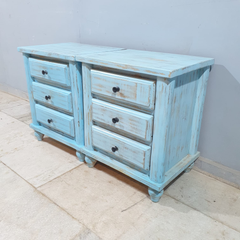 Indian Hand Carved Solid Wood Bedside Tables 103