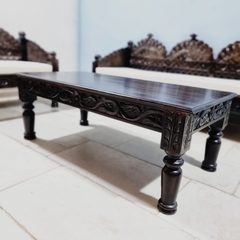 Indian Hand Carved Solid Wood Coffee Table C104