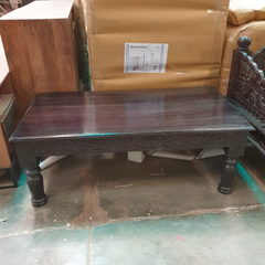 Indian Hand Carved Solid Wood Coffee Table C104