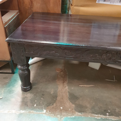 Indian Hand Carved Solid Wood Coffee Table C104