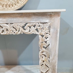 Indian Hand Carved Jali Hall Console Table 62