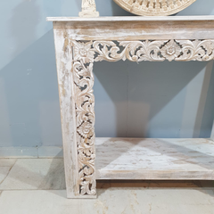 Indian Hand Carved Jali Hall Console Table 62