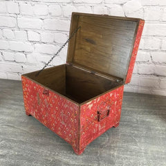 Pandora Hand Painted Indian Solid Wood Blanket Box