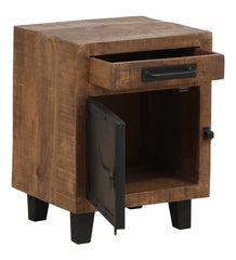 Kraft Bazaar Merlin Bedside Table 45x40x60Cm