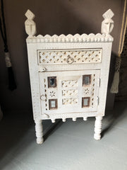 Damchiya Bridal Cabinet Left Open Whitewash 45x39x82 cm