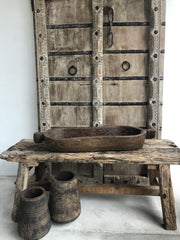 Wooden Container Trough With XXL Handles