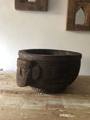 Wooden Bowl Naga Size L 31x27x16 cm