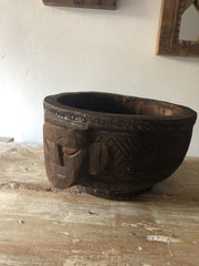 Wooden Bowl Naga Size L 31x27x16 cm