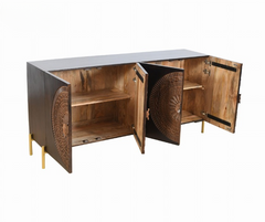 Milsons Handmade Indian Furniture Solid Wooden Sideboard 180x45x85Cm