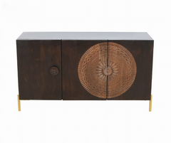 Milsons Handmade Indian Furniture Solid Wooden Sideboard 150x45x60Cm