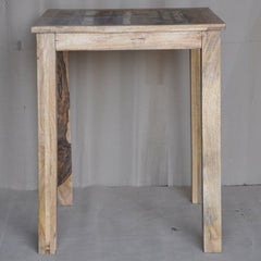 Corso Reclaimed & Mango Wood Square Bar Table High Table Natural 80x80cm