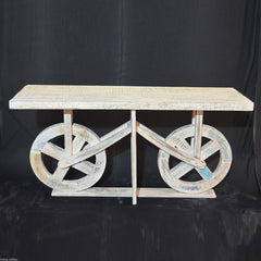 Contemporary Unique Wheel Design Console Tableg