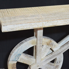 Contemporary Unique Wheel Design Console Tableg