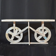 Contemporary Unique Wheel Design Console Tableg