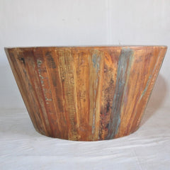 NIRVANA Reclaimed Round Coffee Table 90x90x46 cm