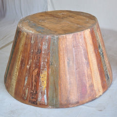 NIRVANA Reclaimed Round Coffee Table 90x90x46 cm