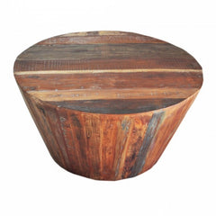 NIRVANA Reclaimed Round Coffee Table 90x90x46 cm