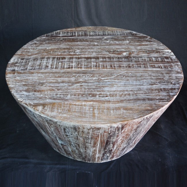 NIRVANA Reclaimed Round Coffee Table 90x90x46 cm