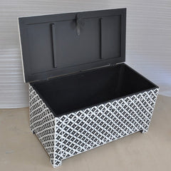 Bone Inlay Star Geometrical pattern Blanket Box