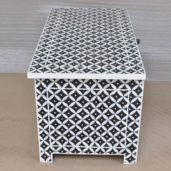 Bone Inlay Star Geometrical pattern Blanket Box