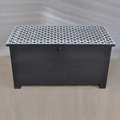 Bone Inlay Star Geometrical pattern Blanket Box