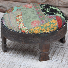 Tribal Grinder Round Small Ottoman