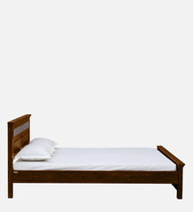 Moroccan Mosaic Mango Wood King Size Bed In Scratch Resistant Provincial Teak Finish