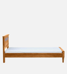 Moroccan Mosaic Mango Wood Single Bed In Scratch Resistant Rustic Teak Finish