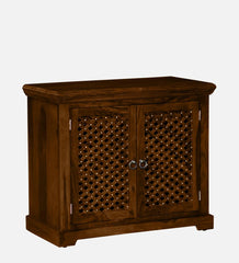 Shanti Surprise Sheesham Wood Cabinet In Scratch Resistant Provincial Teak Finish