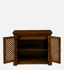 Shanti Surprise Sheesham Wood Cabinet In Scratch Resistant Provincial Teak Finish