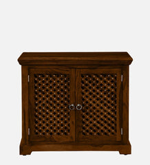 Shanti Surprise Sheesham Wood Cabinet In Scratch Resistant Provincial Teak Finish