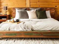 Reclaimed Solid Wood Indian King Size Bed