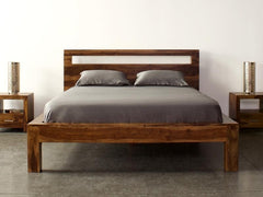 Solid Sheesham Wood Zen King Size Bed