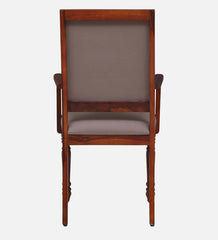 Shanti Surprise Sheesham Wood Arm Chair In Honey Oak Finish