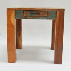 NIRVANA Reclaimed Timber Boat wood Lamp side table 50x50x50cm