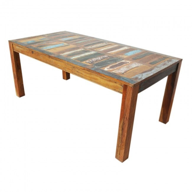 NIRVANA Reclaimed boat wood Dining Table 180x90x75cm