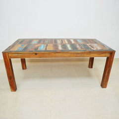 NIRVANA Reclaimed boat wood Dining Table 180x90x75cm