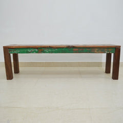 NIRVANA Reclaimed Timber Boat wood Dining Bench 150x35x45cm