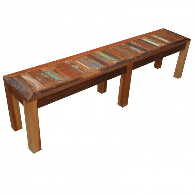 NIRVANA Reclaimed Timber Boat wood Dining Bench 180x35x45 cm