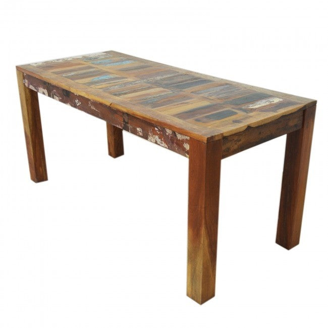 NIRVANA Reclaimed boat wood Dining Table 160x70x75cm