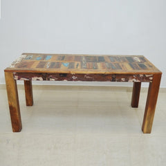 NIRVANA Reclaimed boat wood Dining Table 160x70x75cm