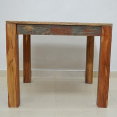 NIRVANA Reclaimed boat wood Dining Table 90x90x75 cm