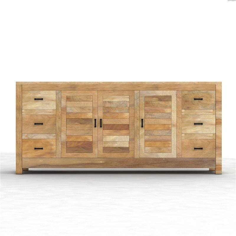 NIRVANA Reclaimed Timber Sideboard XL Brown 225x50x100 cm