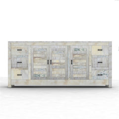 NIRVANA Reclaimed Timber Sideboard XL White 210x40x90cm