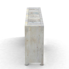 NIRVANA Reclaimed Timber Sideboard XL White 210x40x90cm