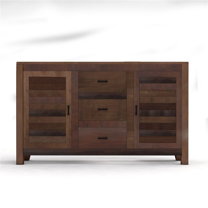 NIRVANA Reclaimed Timber Sideboard Chocolate Brown 150x40x90 cm