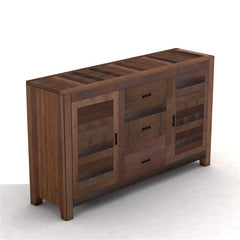 NIRVANA Reclaimed Timber Sideboard Chocolate Brown 150x40x90 cm